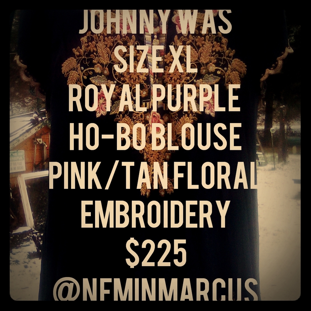 Johnny Was -Floral Ho-Bo Blouse